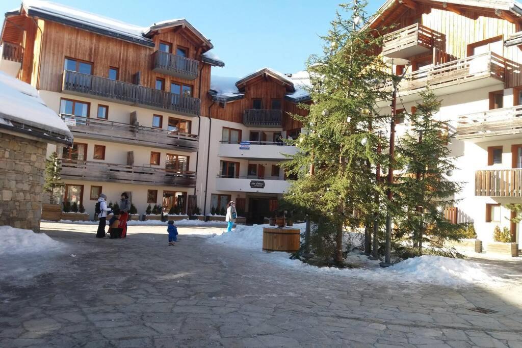 Chaleureux Appartement Au Coeur Des Orres 1800, Menage Compris Les Orres Dış mekan fotoğraf